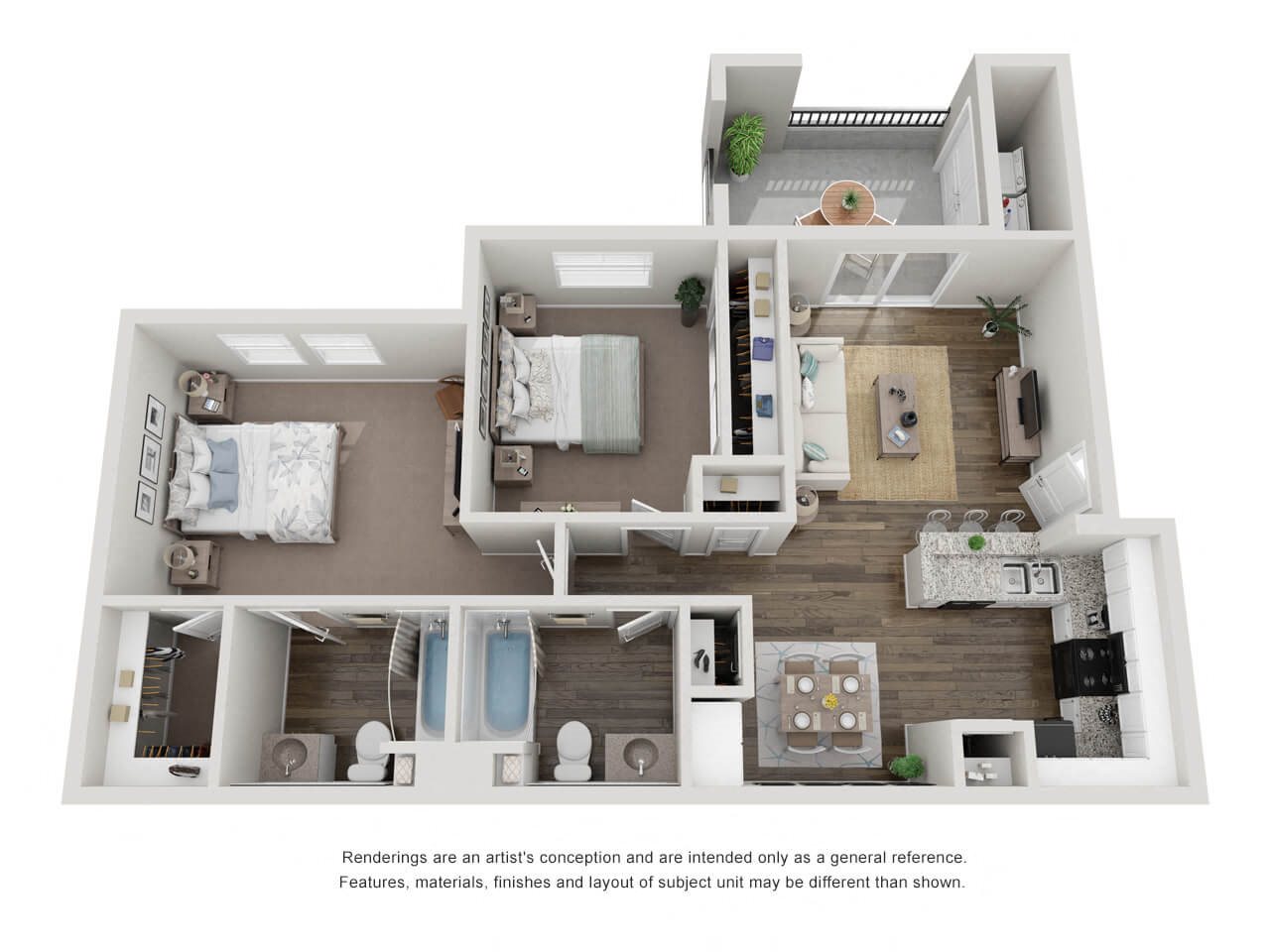3D floor plan B2