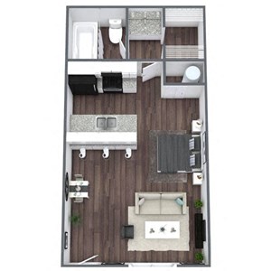 Floorplan Photos Gallery Studio Floor Plan 3D Image