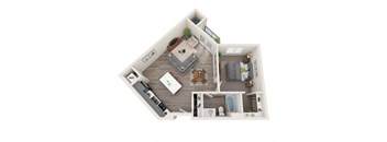 A2 3D floor plan image