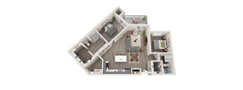 B3 3D floor plan image