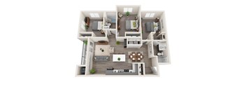 C1 3D floor plan image