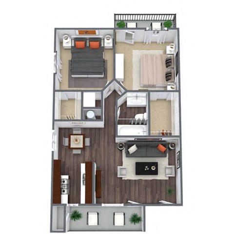 Saguaro floor plan image
