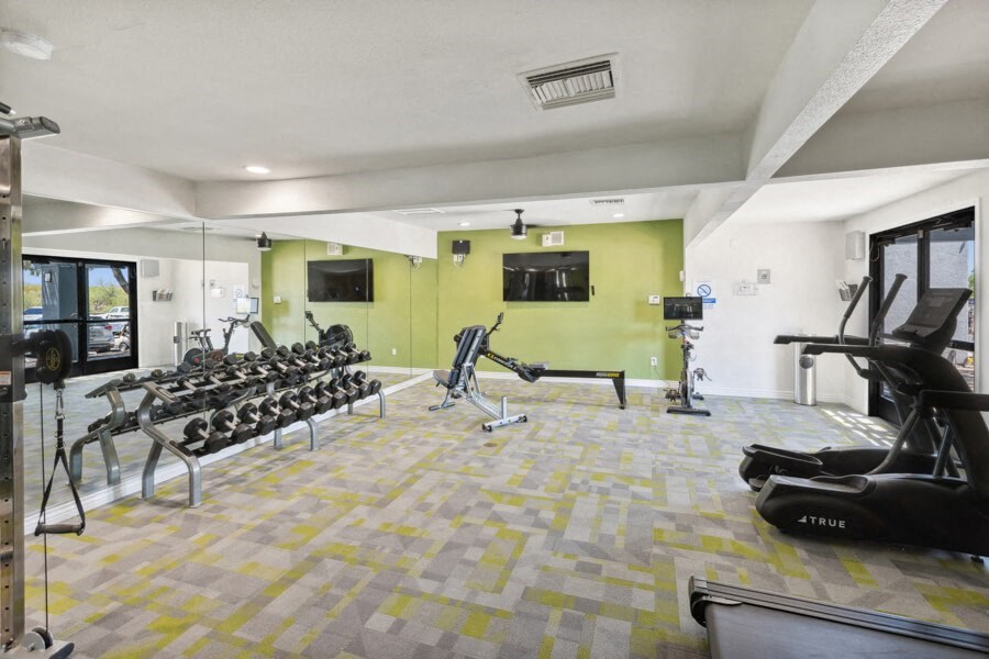 Fitness center at San Mateo