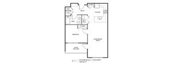 Seven Skies floor plan A11