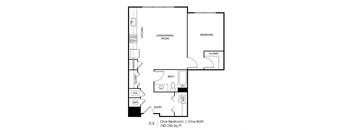 Seven Skies floor plan A4