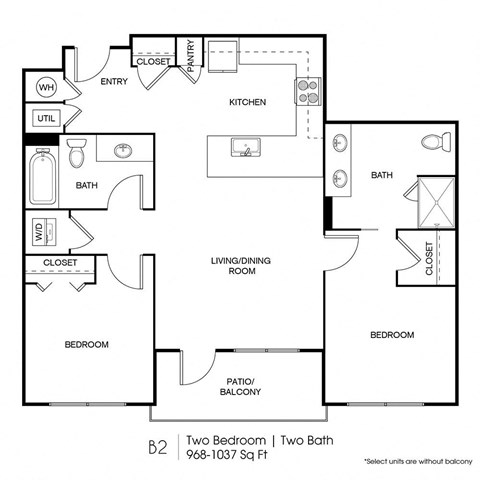 Seven Skies floor plan B2