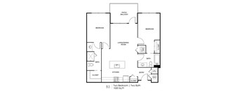 Seven Skies floor plan B3