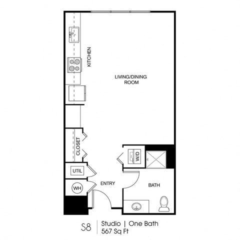 Seven Skies floor plan S8