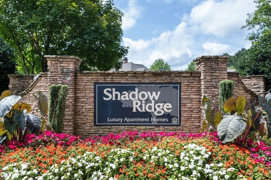 Property sign at entry