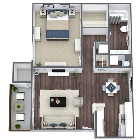 Silver Reef 1B Floor Plan