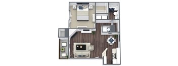 Silver Reef 1D Floor Plan