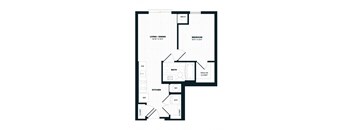 B2, 564 SQFT. Floor Plan