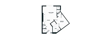 S1 floor plan, 470 SQFT.