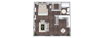 Studio floor plan