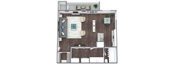 Studio floor plan image