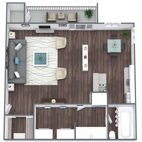 Studio floor plan image