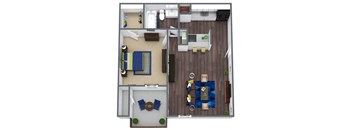 Garden Ridge Floor Plan 1x1