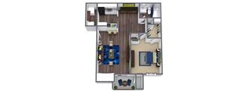 Sierra Ridge Floor Plan 1x1