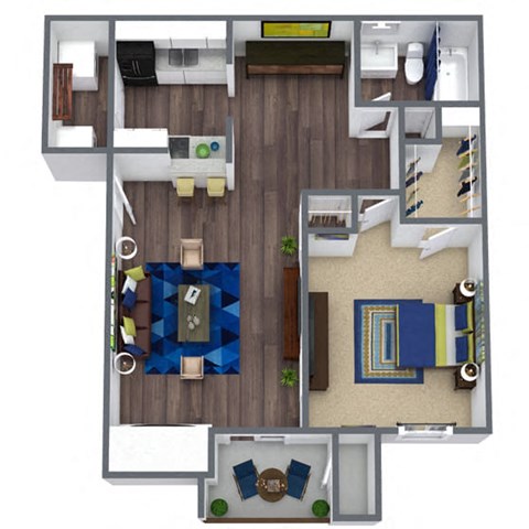 Sierra Ridge Floor Plan 1x1