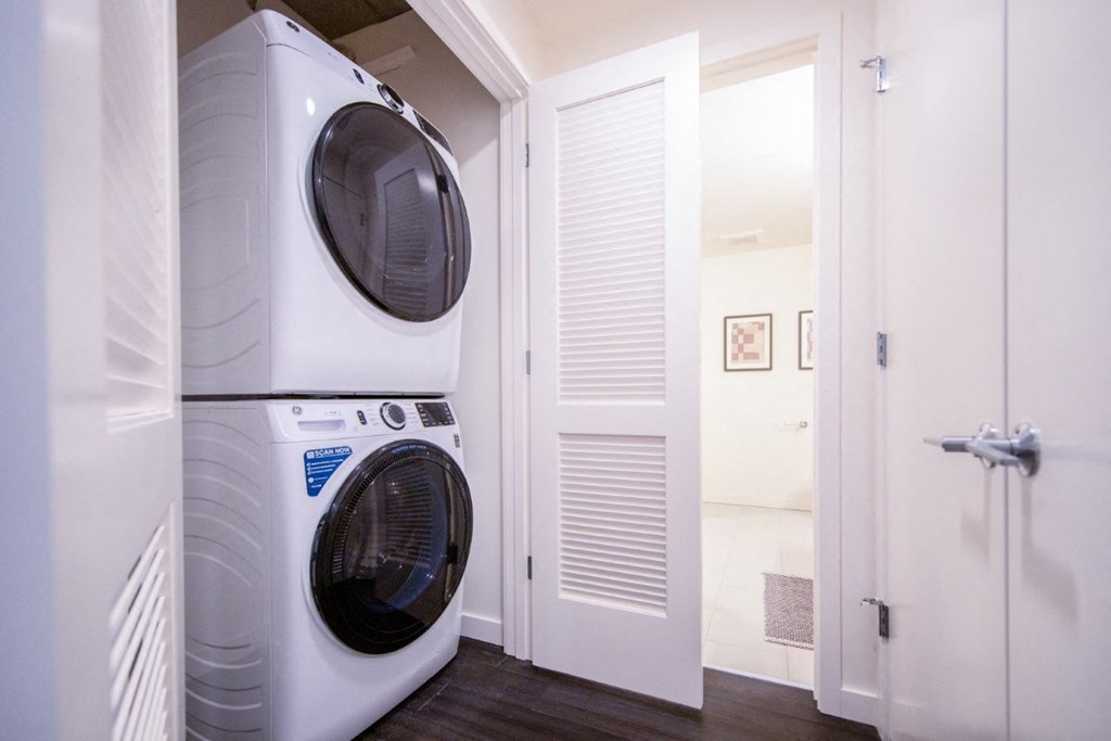 Full-size in-home washer and dryer