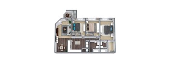 Triton 3D floor plan image