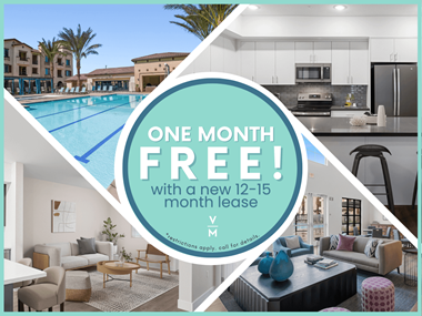 Get One Month FREE with a New 12-15 Month Lease!