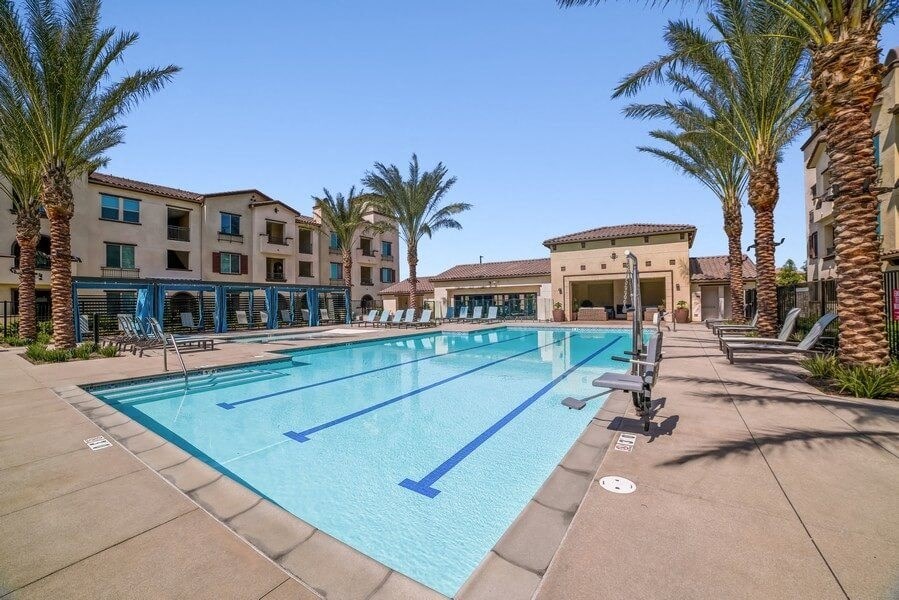 Large resort-style swimming pool