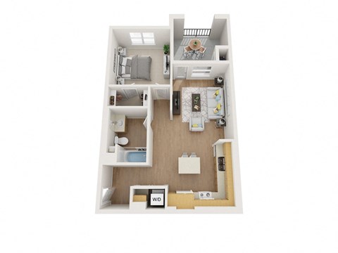 A2 3D Floor Plan Image