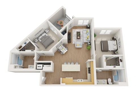 B3 3D Floor Plan Image