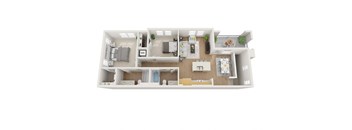 B4 3D Floor Plan Image