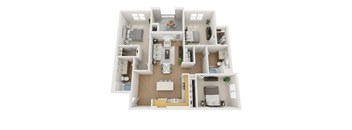 C1 3D Floor Plan Image