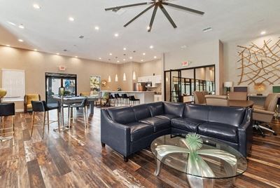 Clubhouse lounge area