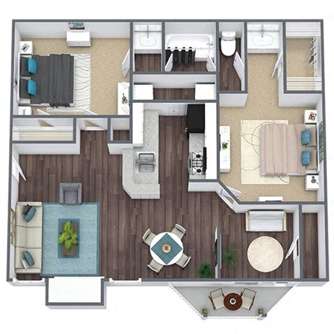 Victoria 3D floor plan