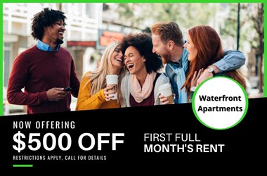 New move-in special $500 off.