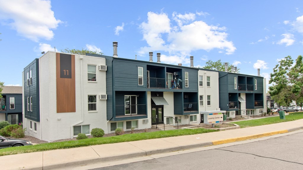 Apartment building exterior
