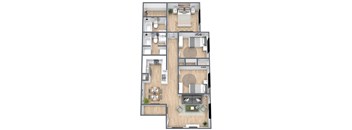 Zen Willow 3x2 Floor Plan