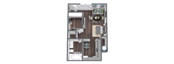 Studio 3D Floor Plan