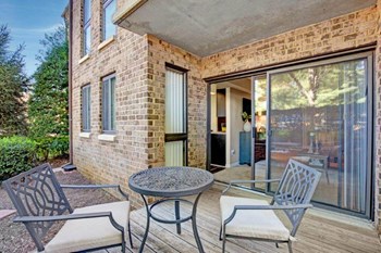 Private patio area