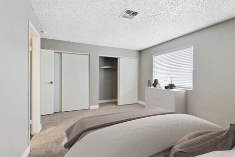 Model primary bedroom
