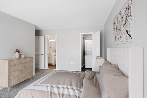 Model primary bedroom