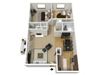 3D floor plan Augusta