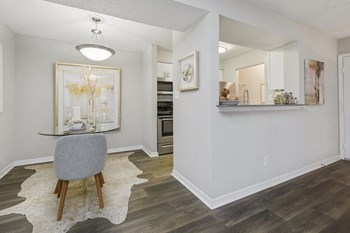Model dining area with view of kitchen - Photo Gallery 3