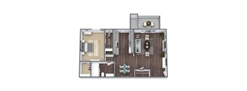 A1 Floor Plan 1x1