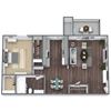 A1 Floor Plan 1x1