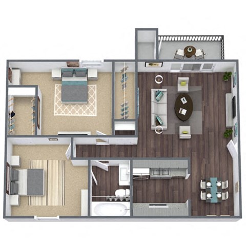B1 Floor Plan 2x1
