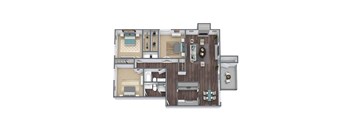 C1 Floor Plan 3x2
