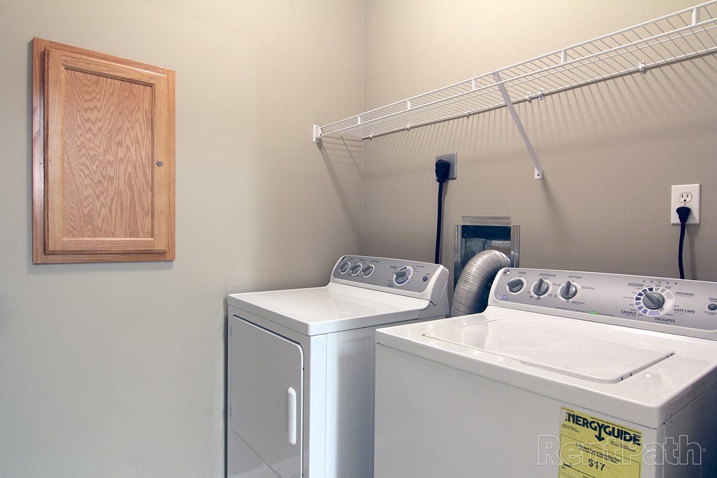 Full-Sized Washer And Dryer at Arbours at Shoemaker Place, Defuniak Springs, FL