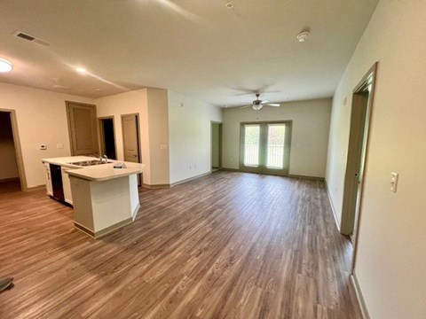 Open Concept Kitchen Living Room at Arbours at Moores Mill, Huntsville, 35811