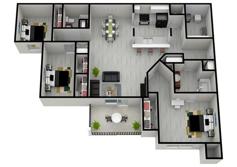 Three Bedroom / Two Bathroom
