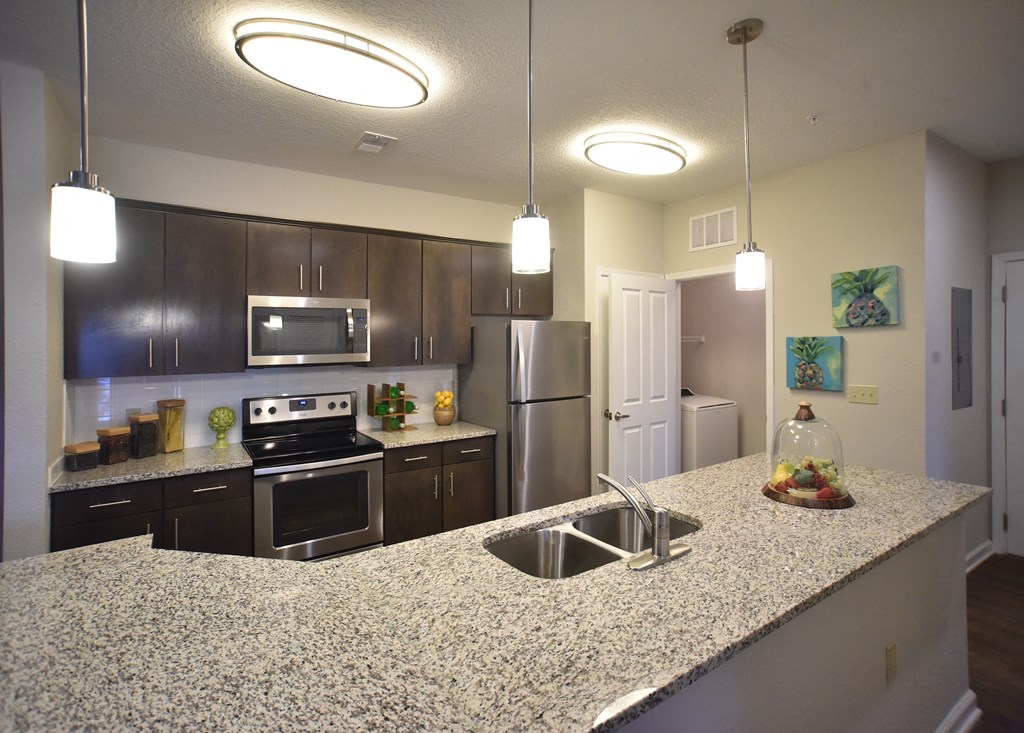 Fully Equipped Kitchen at Arbours at Crown Point, Florida, 34761